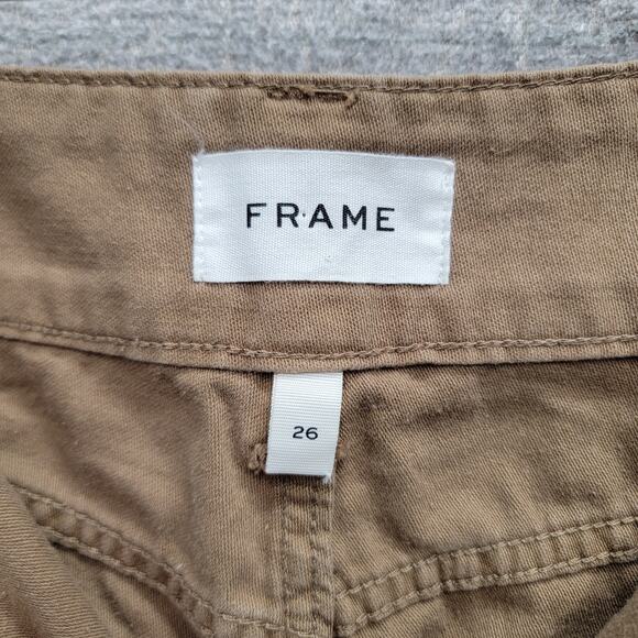 FRAME TWISTED UTILITY PANTS, SIZE 26, - Picture 4 of 11